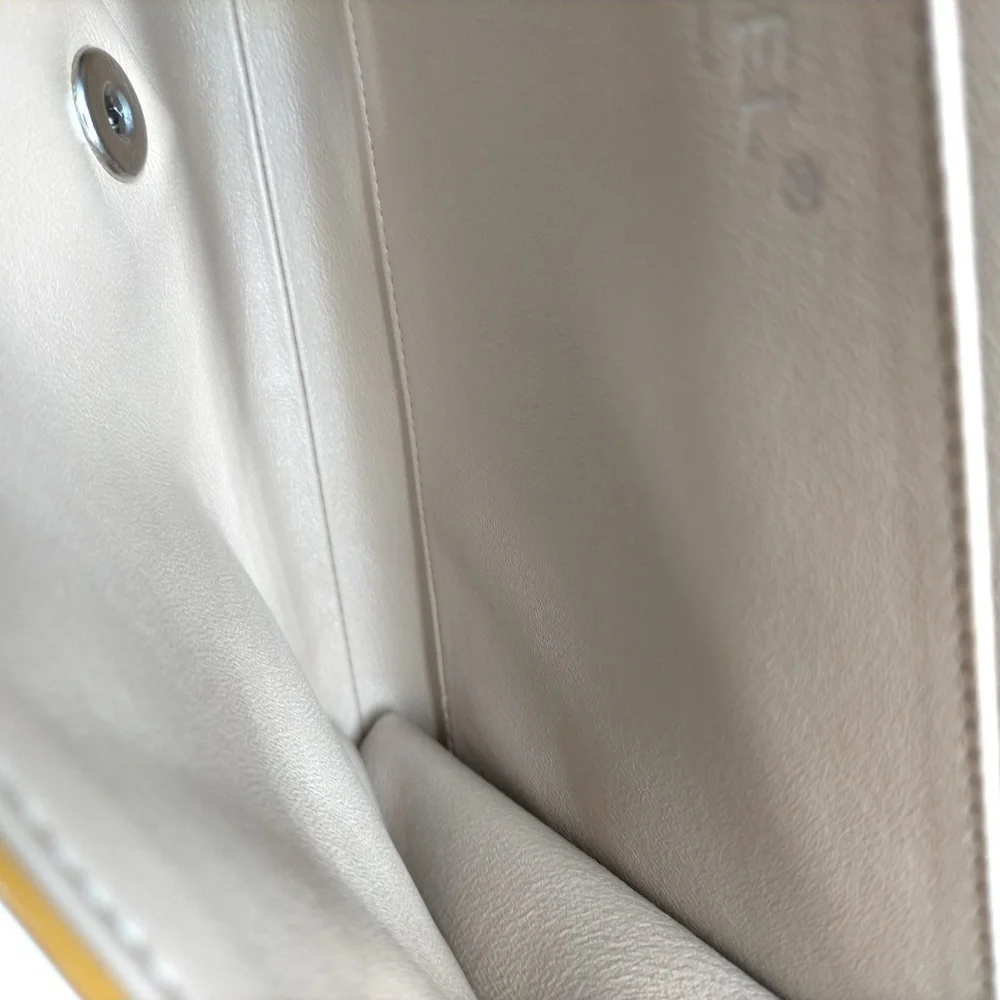 Chanel Shoulder Bag Matelasse Beige Patent leather
